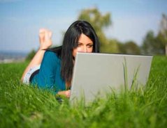 Mädchen chatten flirten