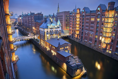 Die Speicherstadt von Hamburg ist einen Besuch wert.