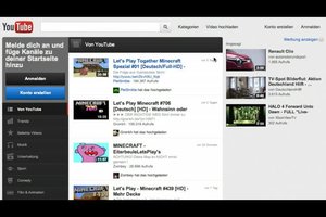 YouTube - Konto erstellen